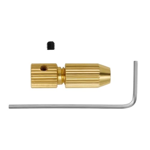 Messing Spiralbohrer Set 0,8 mm - 1,5 mm mit Drehschlüssel von KAIXINXIN