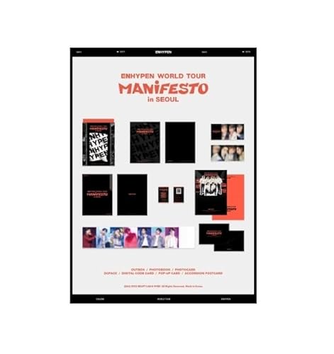 ENHYPEN WORLD TOUR [MANIFESTO] IN SEOUL DIGITAL CODE+Pre-Order Benefit von Genie Music