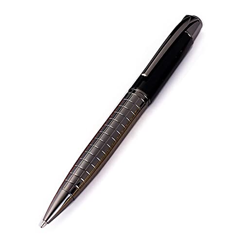 KAKASEA Luxuriöser einziehbarer Kugelschreiber, 1,0 mm Spitze, für Männer und Frauen, professionelles Bürogeschenk, Schwarz von KAKASEA