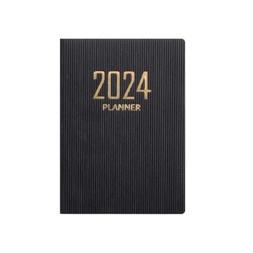 Notizblöcke für 2024, Tagebuch, Tages-/Wochenplaner, Monatsplaner, Notizbuch, Schule, Bürobedarf von KAKASEA