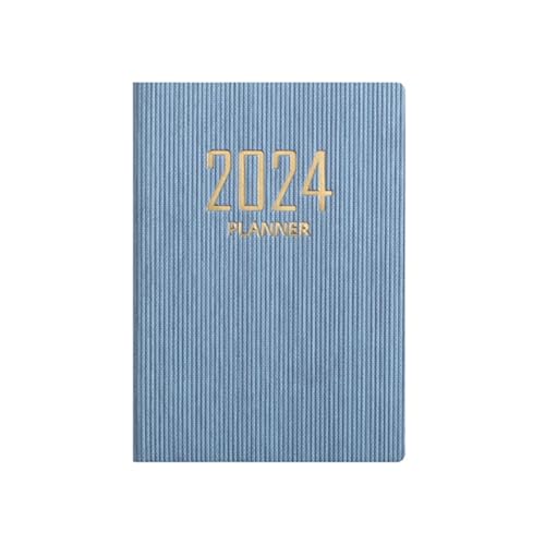 Notizblöcke für 2024, Tagebuch, Tages-/Wochenplaner, Monatsplaner, Notizbuch, Schule, Bürobedarf von KAKASEA