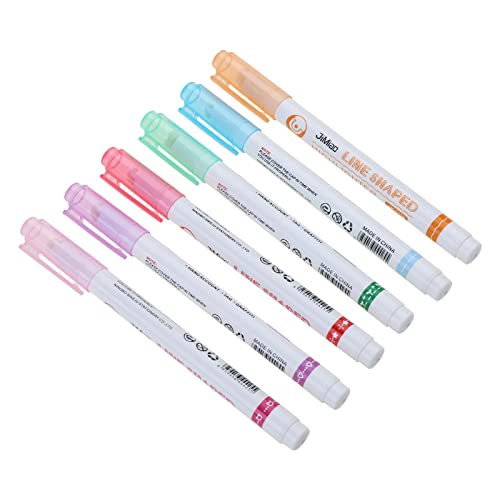 Textmarker Stifte Spitze Marker Stifte Flownwing Stifte zum Schreiben Journaling Zeichnen Scrapbook Kunst Büro von KAKASEA