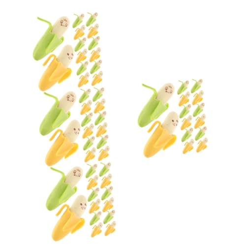 4 Sätze Radiergummi Mini Bananenspielzeug Bananen Radierstift Erasers for Studenten Liefern Schulversorgung Schüler Zubehör 50 Stück * 4 KALLORY von KALLORY