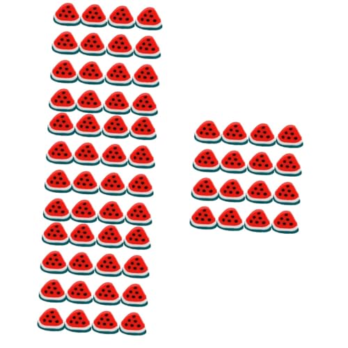 4 Sätze Wassermelonen-tonscheiben Frucht-polymer-ton-perlen Abstandsperle Mit Obstmotiv Polymer-ton-perlen-anhänger Wassermelonenperlen Aus Frucht-ton-perlen 100 Stück * 4 KALLORY von KALLORY