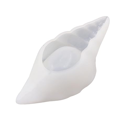 Conch- Formen Für Seifenschalen Bastelformtablett Muschelförmiges Epoxid Formen Für Schmucktabletts Diy Formen Für Schmuckgeschirr 3d-form Kieselgel Weiß KALLORY von KALLORY