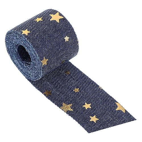 KALLORY 1 Rolle Marineblau Praktisches Stoffband Verschleißfestes Geschenkband Geschenkband Für Den Täglichen Gebrauch Schönes Paketband von KALLORY