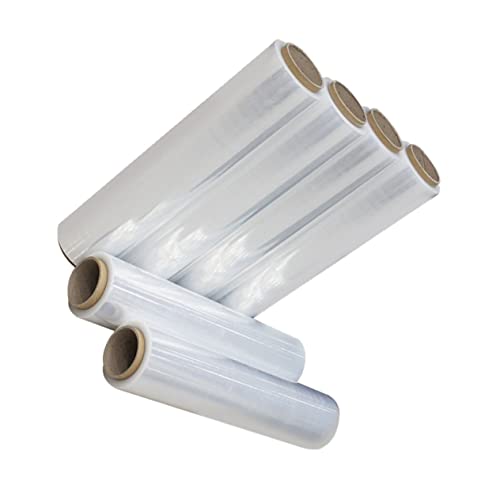 KALLORY 1 Rolle zum Verpacken einwickeln einpackfolie Verpackungsfolie Transparente Stretchfolie Film Folie einwickeln poly lebensmittel selbstklebende Stretchfolie Stretchfolienverpackung von KALLORY