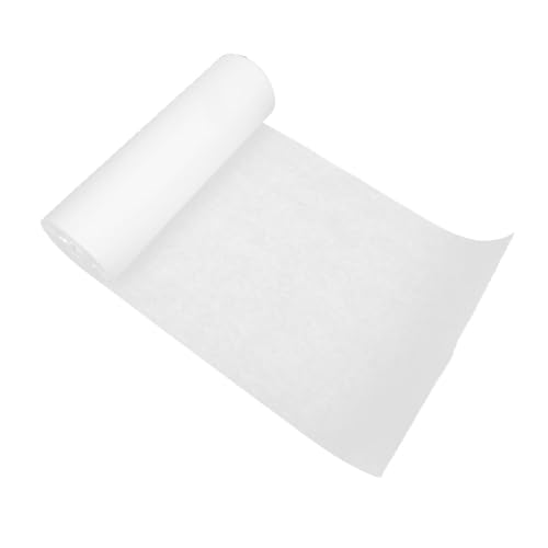 KALLORY 1 Rollenrolle Rolle Aus Kraftpapier Zeichenpapier Dekoratives Geschenkpapier Durchsichtiges Geschenkpapier Blumenpapier Blumenstraußpapier Transparentpapier Pinnwandpapier Weiß von KALLORY