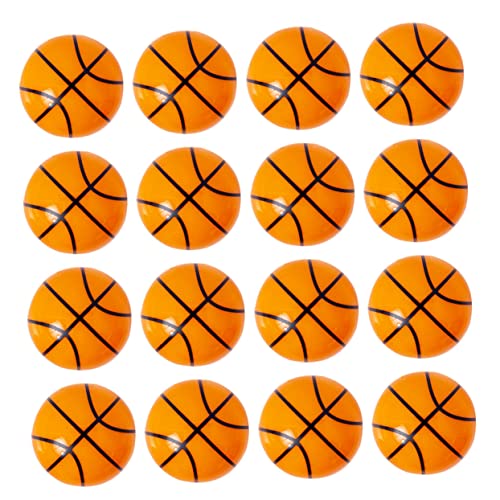 KALLORY 1 Satz Bleistiftspitzer Offic Bleistift Anspitzer Basketball-design Mini-basketballkörbe Basketball-bleistifte Anspitzer in Basketballform Für Bleistift Plastik Orange 16st von KALLORY