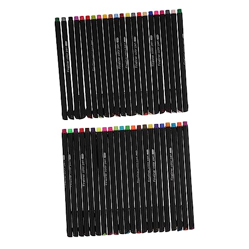 KALLORY 1 Satz Buntstift Schreibkladde Colored Pencils Markers Stickbuch Farbige Marker Desktop-halterung Basketball-laternen Schreibwaren Malpinsel Für Die Schule Farbstift Plastik 48st von KALLORY