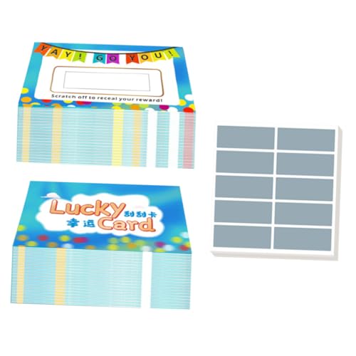 KALLORY 1 Satz Diy-rubbelkarte Kratzaufkleber Mini-sticker Für Kinder Farbige Aufkleber Rubbelkartenspiel Aufkleber Für Notizkarten Aufkleber Abkratzen Geldschublade Klein Papier von KALLORY