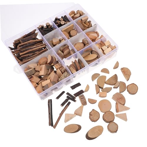 KALLORY Craft Tree Natürliche Holzscheiben-set 1 Set Handbemalte Holzscheite Für Kinder Pädagogisches Bastelset Natürliche Äste von KALLORY