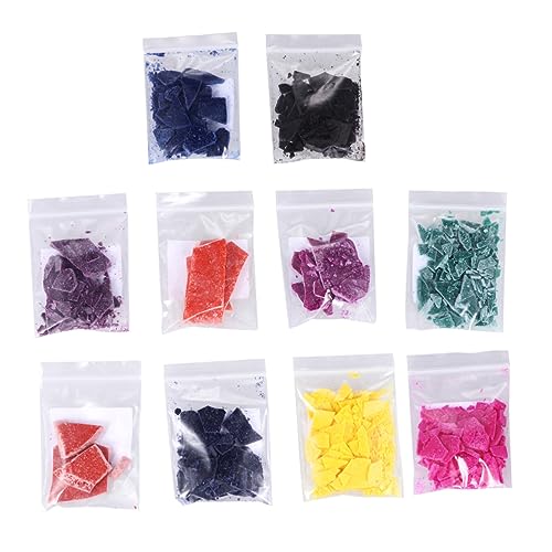 KALLORY 1 Satz Kerzenfarbe Selber Machen Sojakerzen Für Zu Hause Duftend Sojawachs Basteln Farbstoffe Für Sojakerzen Soja-farbstoff Wachs-lösungsmittel-pigment Diy Sojawachsfarbe 10st von KALLORY