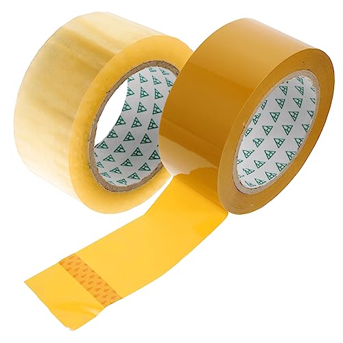 KALLORY 1 Satz Klebeband Büroartikel Bürobedarf Bürogadges Office Supplies Parcel Tape Zusammenklappbar Verpackung Leitung Sich Bewegendes Band Kartonband Für Den Haushalt Bopp 2 Rollen von KALLORY