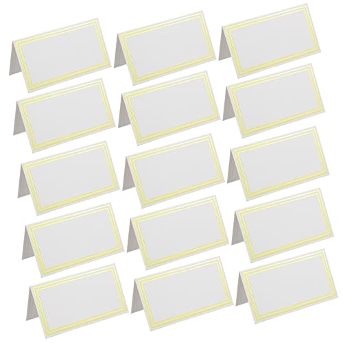 KALLORY 1 Satz Namenskarte Für Party Namenskarte Für Hochzeit Tischkarte Für Hochzeit Namenskarten Für Den Tisch Papier 60 Stück von KALLORY