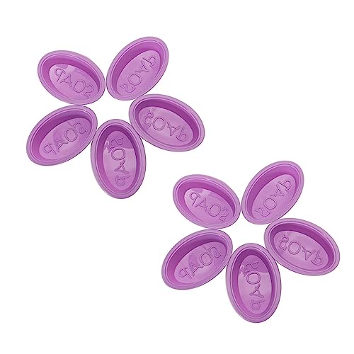 KALLORY 1 Satz Seifenform Silikonform Silikonmuffinformen Kuchen Platte Silikongießform Soap Mold Alufolie Spitzenformen Zum Dekorieren Von Kuchen Gemacht Kuchenform Kieselgel Violett 25st von KALLORY