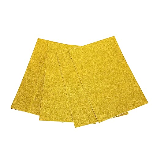 KALLORY 10 Stk Schwamm Glitzerpapier Glitzerschwammpapier Glitzerndes Aufkleberpapier Schulzeitung Albern Gesichtsschwämme Zur Reinigung Bildaufhänger Bastelpapier Goldglitter Golden von KALLORY