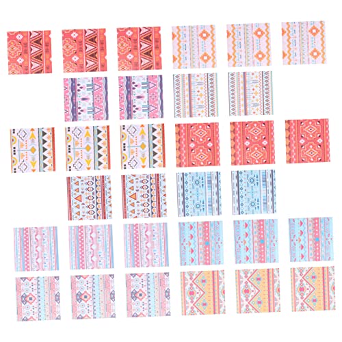 KALLORY 100St Origami Farbpapiere Sammelalbum Papier herstellen DIY liefert papierschere pauspapier Faltpapier im böhmischen Stil doppelseitiges DIY-Papier doppeltes Offsetpapier Colorful von KALLORY