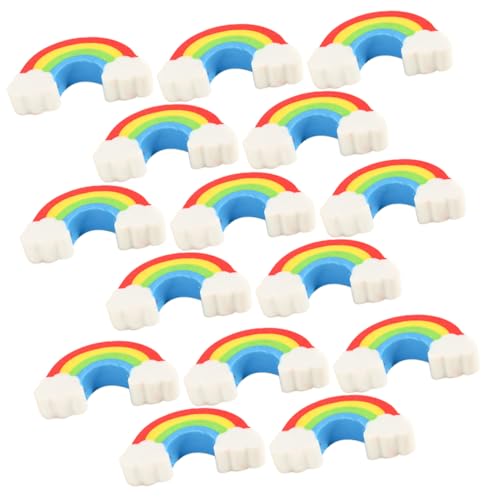 KALLORY 100St Rainbow Bridge Radiergummi Regenbogen-Radiergummis für das Büro Mini-Regenbogen-Radiergummis erasers for radierer für buntstifte entzückende Radiergummis Mini-Radierer von KALLORY