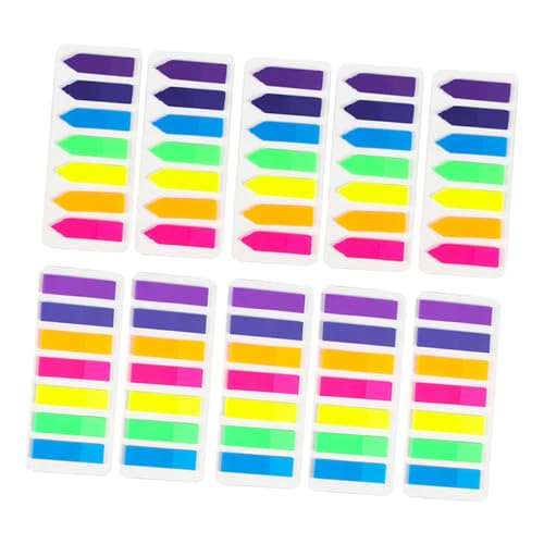 KALLORY 10St Haftnotiz selbstklebender Aufkleber Klassifizierungsaufkleber versandetiketten selbstklebend Self-adhesive tabs Seitenindex-Aufkleber Indexaufkleber das Haustier Colorful von KALLORY