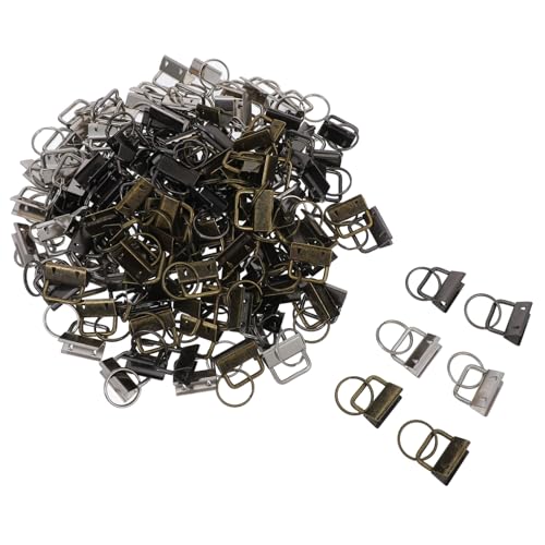 KALLORY 150 Stück Schwanzclip Gürtelclip Handgelenk Lanyard Set Handgelenkband Schlüsselanhänger Schlüsselhalter Schlüsselband Handgelenkschlaufen Schlüsselschäkel Gurtband von KALLORY