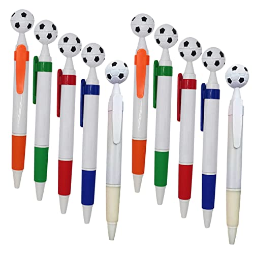 KALLORY 15St Fußball Kugelschreiber feiner Kugelschreiber Fußball bleistifte schwarzer Gelstift farbige kugelschreiber Lustige Kugelschreiber Sport-Kugelschreiber Stifte ästhetisch Plastik von KALLORY