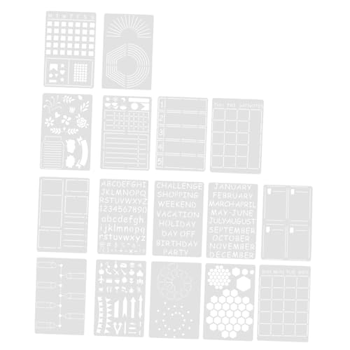 KALLORY 16 Stück Wochenplaner-Vorlage Planer-Malschablonen aus Kunststoff Planerschablonen aus Kunststoff Zeitschriftenplaner-Schablonen Planer-Vorlagenschablone das Haustier KALLORY 16 Stück Wochenplaner-Vorlage Planer-Malschablonen aus Kunststoff Planerschablonen aus Kunststoff Zeitschriftenplaner-Schablonen Planer-Vorlagenschablone das Haustier von KALLORY