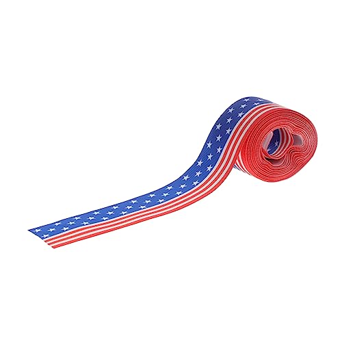 KALLORY 1Rolle Breites American Independence Day Dekorationsband Yards Haarbogen Und Geschenkverpackungsband Für Partyverzierungen Und Festliche Anlässe von KALLORY