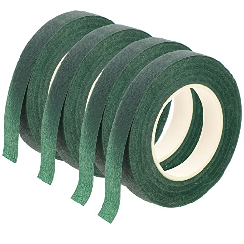 KALLORY 2 Sätze Blumenband Strechgürtel Blumengesteck Geschenkidee Klebeband Grün Für Blumenstrauß Stielwickelband Stängelverpackung Blumenbänder Wickeln Papier Green 4 Stück * 2 von KALLORY