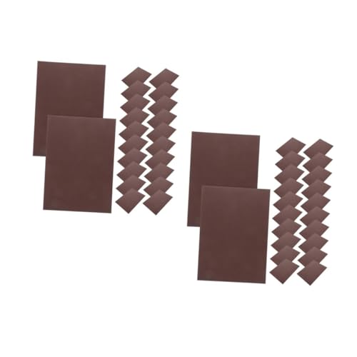 KALLORY 2 Sätze Handbemalter Karton Kartenpapiermaterialien Kartenpapiere Selber Machen Malkartonpapier Origami Diy Papier Diy-bastelpapier Diy-papiere 230g Papier Coffee 30 Stück * 2 von KALLORY