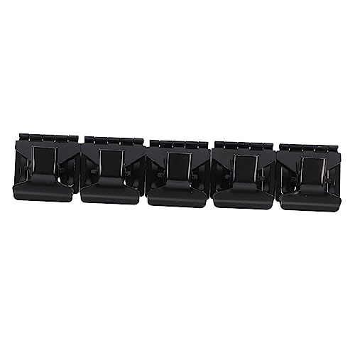 KALLORY 2 Sätze Regal Supermarkt Clip Supermärkte Zeigen Clips Aufsteckhalter Supermarkt Preisschild Halter Metall Preisschild Halter Tag-clips Etikettenständer Legierung Black 5 Stück * 2 von KALLORY