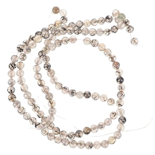 KALLORY 2 gemstone beads valtinstaggeschenke Schmuckzutaten geburtstagsgeschenke geburtstags mitbringsel Perlen aus Naturstein lose Schmuckperlen DIY Ohrringe Perlen kleine Perlen Achat von KALLORY