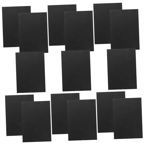 KALLORY 20 Blätter Glitzerkarton kraftpapier kreativpapier einpackpapier geschenkpapier bögen Bastelpapier Glitzerpapier zum Basteln farbiges Kartonpapier DIY liefert farbiges Papier Black von KALLORY