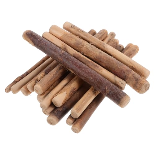 KALLORY 200 G Holzscheite Diy-Bastelstäbchen Foto-Stick Naturzweig Diftwood-Stick Baumzweige Dekor Bauernhaus Herzstück Für Weihnachtsbaumdekoration Beige von KALLORY