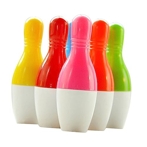 KALLORY 20St Einziehbarer Bowling-Stift flauschiger Stift einzigartige Stifte Bowling für Kinder Punkt kugelschreiber ballpoint pen entzückende einziehbare Stifte Desktop-Dekor Plastik von KALLORY