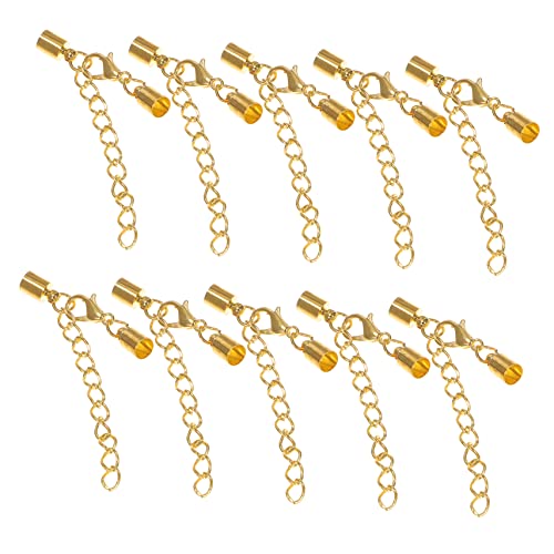 KALLORY 20st Zubehör- Schnalle Goldene Accessoires Schmuck Stecker Schmuck Diy Verschluss Ringarmbänder Armbandverschlüsse Und Verschlüsse Schlüsselkettenarmbänder Armbinde Eisen von KALLORY