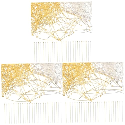 KALLORY 3 Boxen Metallkugelzubehör plattiert Schmuckzubehör Herstellung Armbinde bastelset DIY Schmuck Kugelkopfstifte Kopfstifte basteln Kopfnadel Rostfreier Stahl KALLORY 3 Boxen Metallkugelzubehör plattiert Schmuckzubehör Herstellung Armbinde bastelset DIY Schmuck Kugelkopfstifte Kopfstifte basteln Kopfnadel Rostfreier Stahl von KALLORY