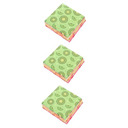 KALLORY 3 Sätze Doppelseitiges Farbiges Origami Basteln Für Kinder Bastelmaterial Für Kinder Japanisches Origami-papier Diy-papier Handwerk Bastelarbeiten Zum Falten Von Papier 200 Blatt*3 von KALLORY