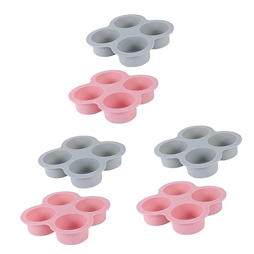 KALLORY 3 Sätze Kuchenform Große Seifenformen Rose Eiswürfelform Seifenkisten Für Selbstgemachte Seife Lauge Für Die Seifenherstellung Cake-pop-form Mini-cheesecake-pfanne 2 Stück * 3 von KALLORY