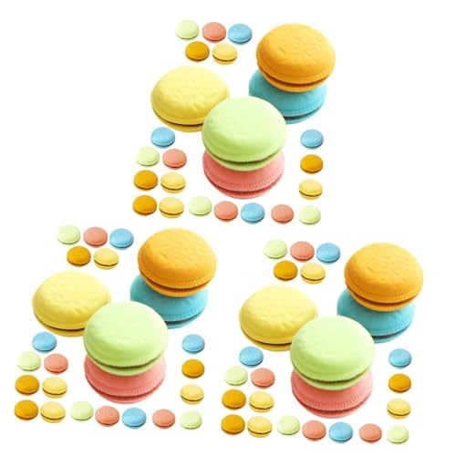 KALLORY 3 Sätze Macaron-radiergummi Kawaii Radiergummi Kinder Radiergummi Erasers Für Kinder Radiergummi Für Kinder Entzückende Radiergummis Mini-radiergummis Für Kinder 5 Kartons * 3 von KALLORY