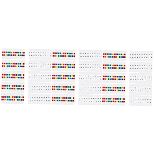 KALLORY 30 Blatt Index Etikett Alphabet Aufkleber Notizblock Tabs Für Notizbücher Klebrige Tabs Index Alphabet Tabs Klebrige Markierungsaufkleber Klebriger Notizblock Seiten Tabs von KALLORY