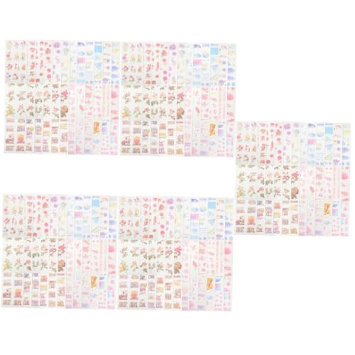 KALLORY 30 Sätze Kontoaufkleber aus japanischem Papier Spender Artikel Etiketten scrapbooking sticker scrapbook stickers dekorative Aufkleber DIY-Planer-Aufkleber Japanisches Papier von KALLORY