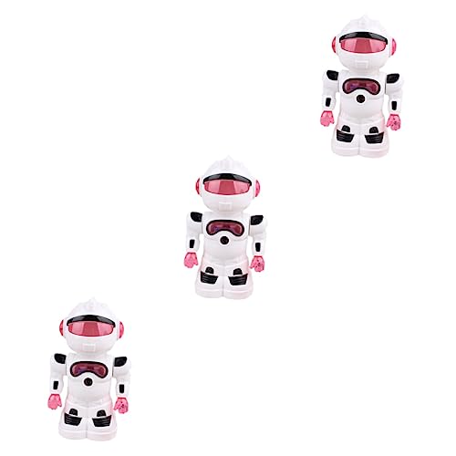 KALLORY 3St Roboter-Bleistiftspitzer Bleistiftspitzer für den Haushalt kleine handspitzer Druckbleistift Buntstift beginner schulanfänger studio Kinderversorgung manuelle Abs rot von KALLORY