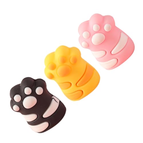 KALLORY 3st Kawaii Bleistiftspitzer Kurbel Bleistiftspitzer Süßer Bleistiftspitzer Kawaii Tierspitzer Bleistiftspitzer Für Katzen Kleine Manuelle Handschärfer Süßer Metall von KALLORY