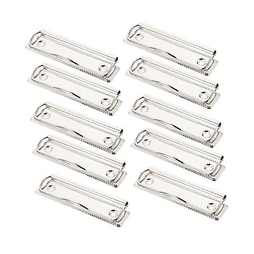 KALLORY 4 Sätze Briefpapier-clip Montierbare Klemmbrett-clips Klemmbretter Für Zwischenablagen Büroartikel Bürobedarf Klemmbretter Aus Metall Büro-schreibtafel-clips Eisen 15 Stück * 4 von KALLORY