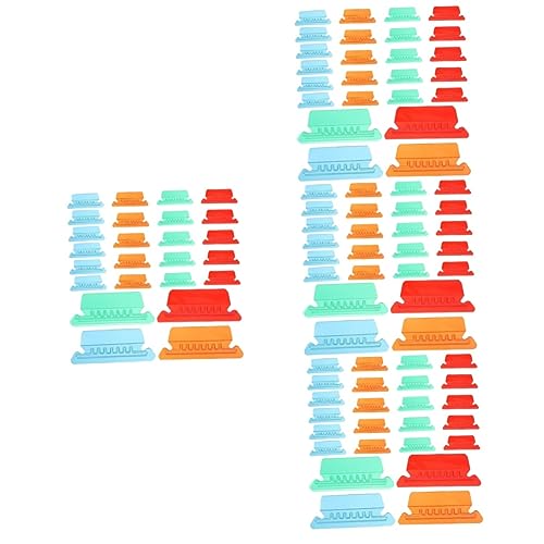 KALLORY 4 Sätze Clip Zum Aufhängen Von Farbetiketten Hängeregisterkarten Dateiordner Abnehmbare Registerkarten Aktenordner Registerkarten Ablageordner Ordnerregisterkarten 40 Stück * 4 von KALLORY