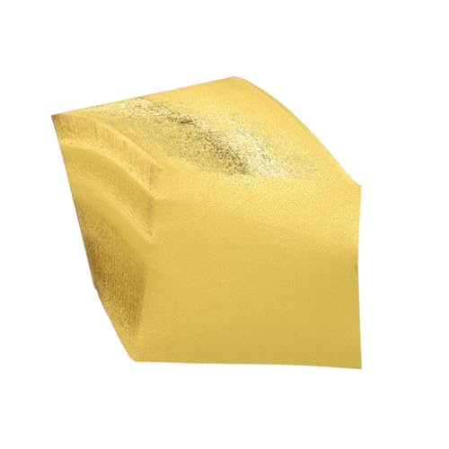 KALLORY 4 Sätze Einseitiges Perlmutt-origami Origami-papierhandwerk Washi-faltpapier Papierschere Pauspapier Papierhandwerk Falten Origami-perlenpapier Selber Machen Golden 100 Blatt*4 von KALLORY