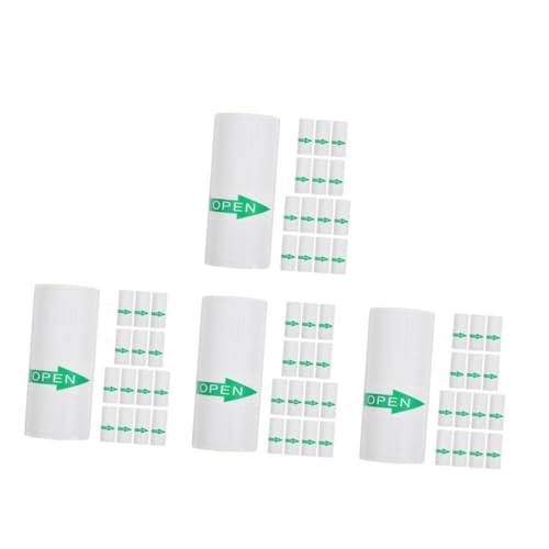 KALLORY 4 Sätze Mini-druckpapier Etiketten Für Namensschilder Bedruckbare Etiketten Etikettenpapier Druckerpapier Versandetiketten Druckeretiketten Selbstklebendes Papier Weiß 15 Stück * 4 von KALLORY