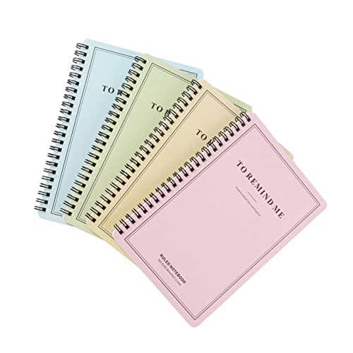 KALLORY 4 Stück Spule Buch Notizbuch Notebook -spirale Schulhefte Spiralförmiger Notizblock Zeitschrift Tagebuch Notizblock Bürobedarf Notizbücher Spiralblock KALLORY 4 Stück Spule Buch Notizbuch Notebook -spirale Schulhefte Spiralförmiger Notizblock Zeitschrift Tagebuch Notizblock Bürobedarf Notizbücher Spiralblock von KALLORY