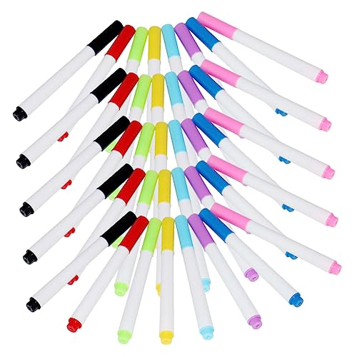 KALLORY 40St löschbarer Whiteboard-Marker mehrfarbige Textmarker Whiteboard-Stifte für das Klassenzimmer whiteboard stifte kinder buntstifte für kinder Whiteboardstift Kinder malen Stifte von KALLORY